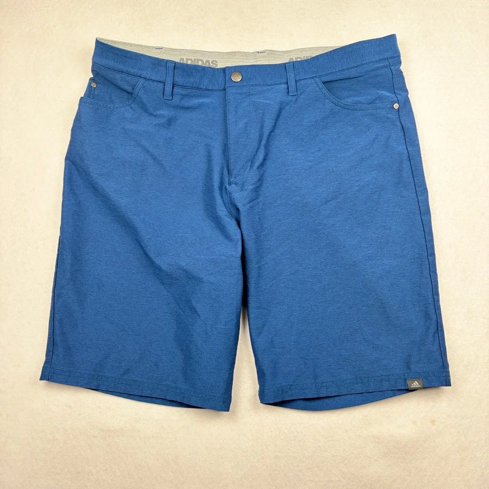 Adidas Golf Shorts Mens‎ 38 Stretch Performance Flat Front Active
